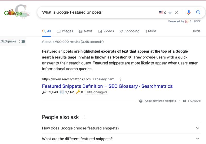 Google Featured Snippets | Seo Strategies For New Websites