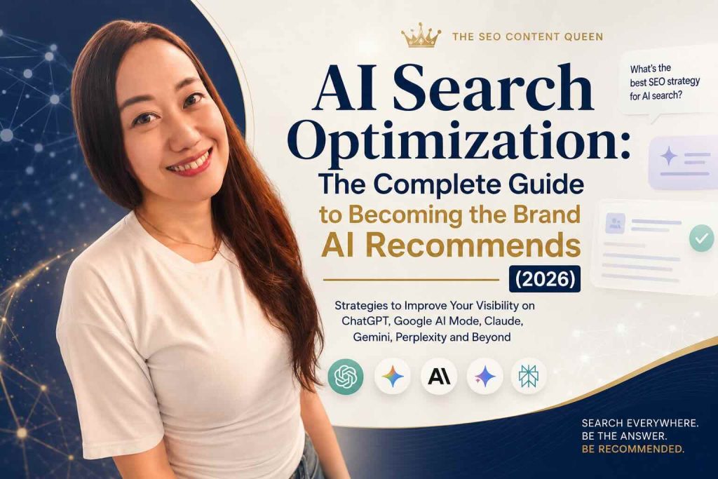 AI Search Optimization by The SEO Content Queen Trisha Sebastian The Complete Guide